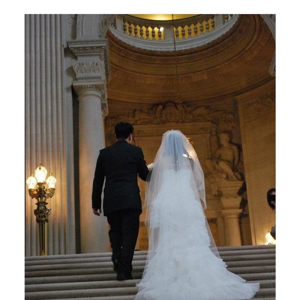 Elegant White Wedding Dress
